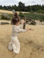 The Ruche Pants Kids Cream
