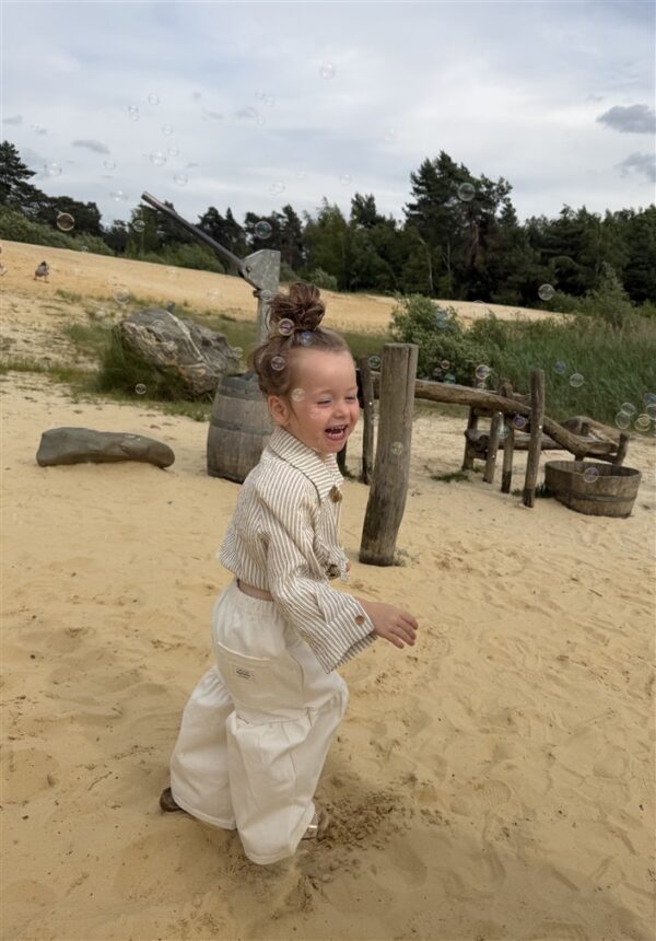 The Ruche Pants Kids Cream
