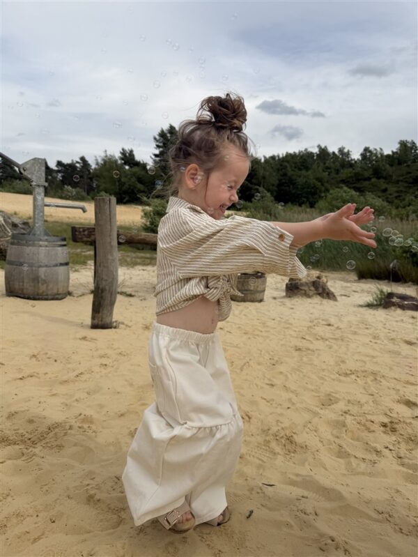 The Ruche Pants Kids Cream