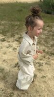 The Ruche Pants Kids Cream