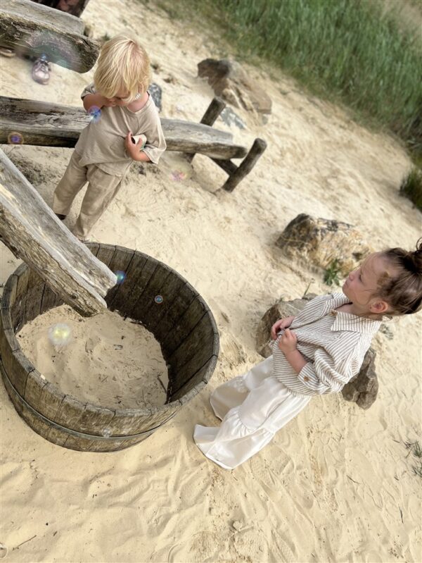 The Ruche Pants Kids Cream