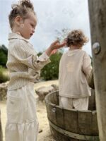 The Ruche Pants Kids Cream