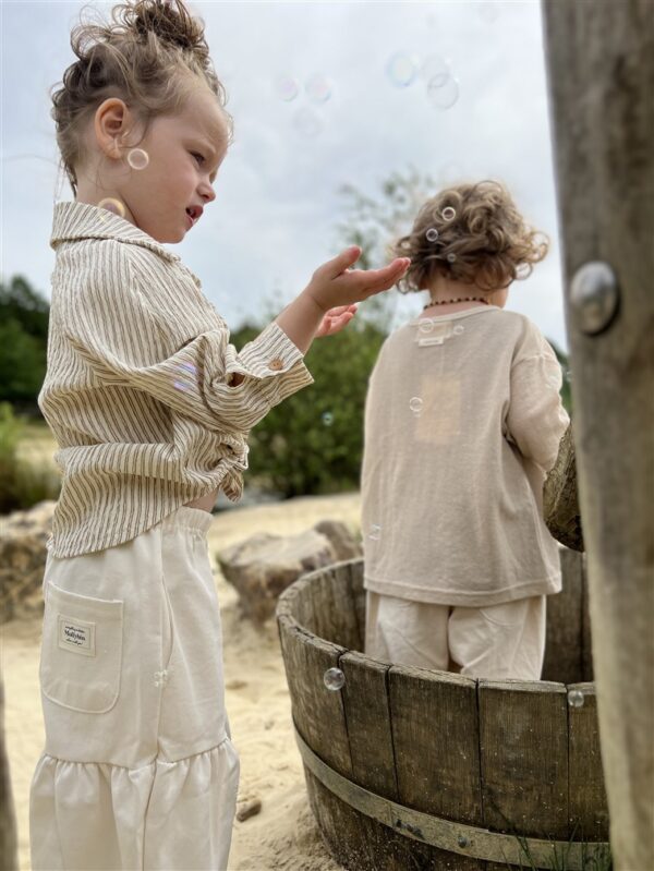 The Ruche Pants Kids Cream