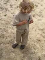 LITTLE LEAN FINN COTTON PANTS