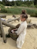 The Ruche Pants Kids Cream