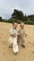 The Ruche Pants Kids Cream