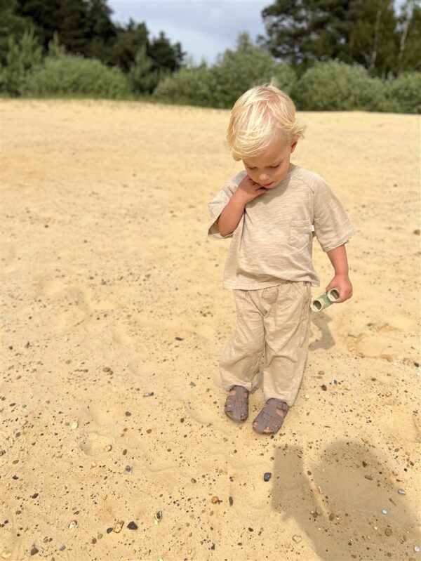 LITTLE LEAN ORIGINAL FINN TEE BEIGE