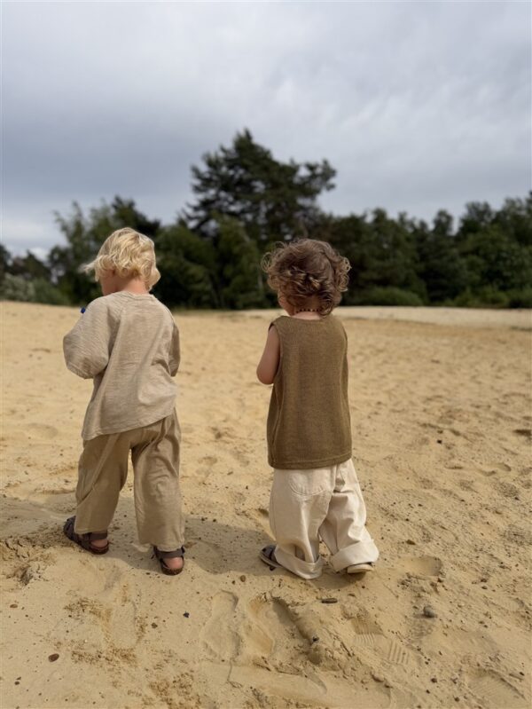 LITTLE LEAN ORIGINAL FINN TEE BEIGE
