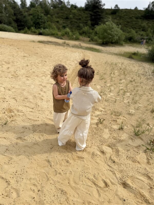 The Ruche Pants Kids Cream