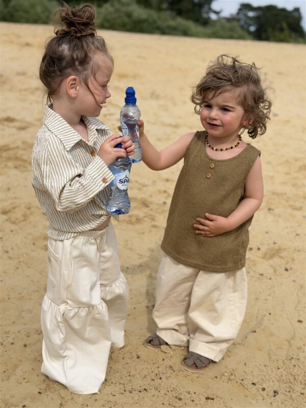 The Ruche Pants Kids Cream