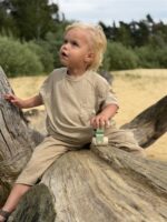 LITTLE LEAN FINN COTTON PANTS