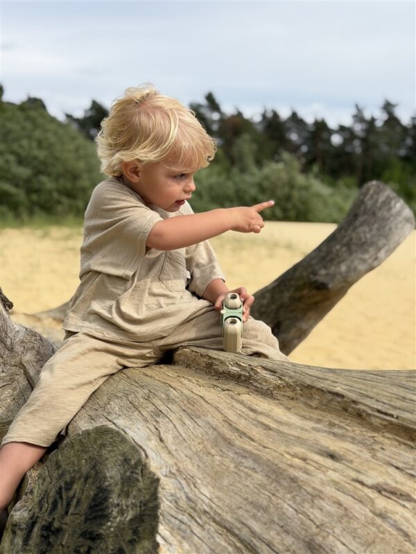 LITTLE LEAN ORIGINAL FINN TEE BEIGE