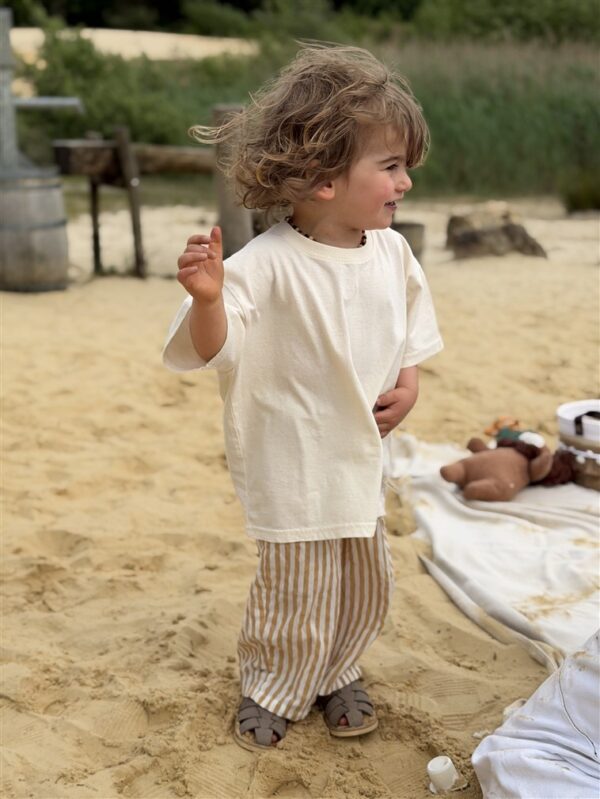 Ll Plain Short Sleeve Tee Cream