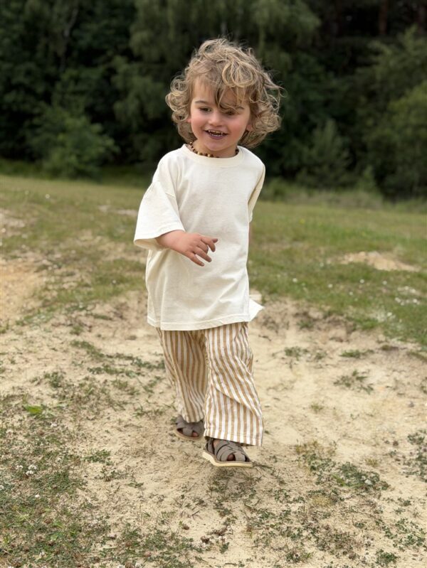 Ll Plain Short Sleeve Tee Cream