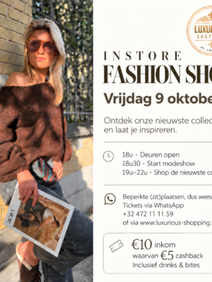 TICKET INSTORE FASHION SHOW 9 OKTOBER