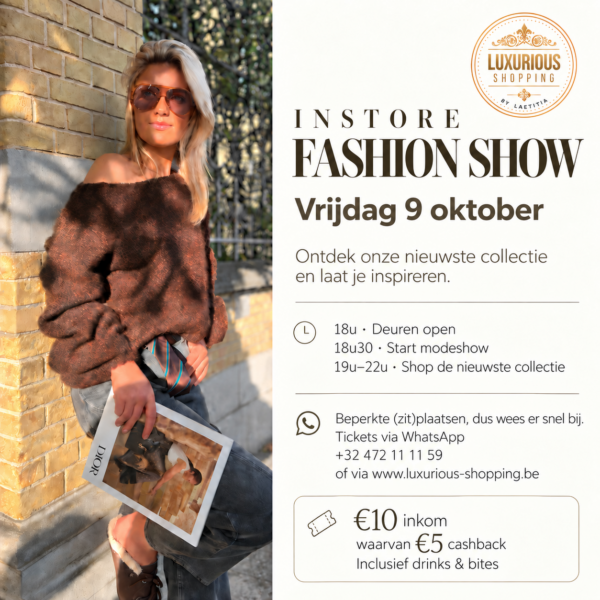 TICKET INSTORE FASHION SHOW 9 OKTOBER
